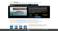 Desktop Screenshot of guletboats.com